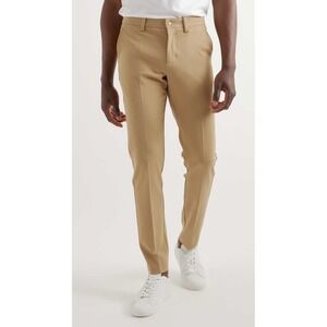 Quince Mens Khaki Tan Slim Fit‎ Dress Pants, Trousers 32-34 New